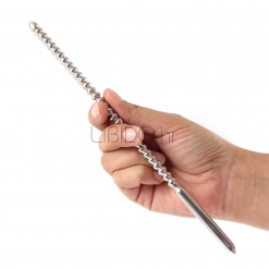 Steel Power Tools - Dip Stick Ribbed – penis plug, 8 mm