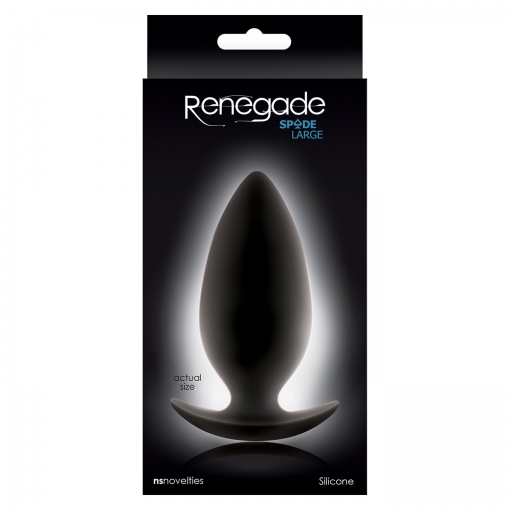 Renegade – Spade Butt Plug, large
