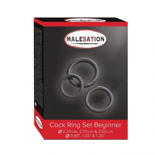 Malesation - Cock Ring Set Beginner