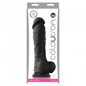 NS Novelties Coloursoft - Soft dildo, 20 cm