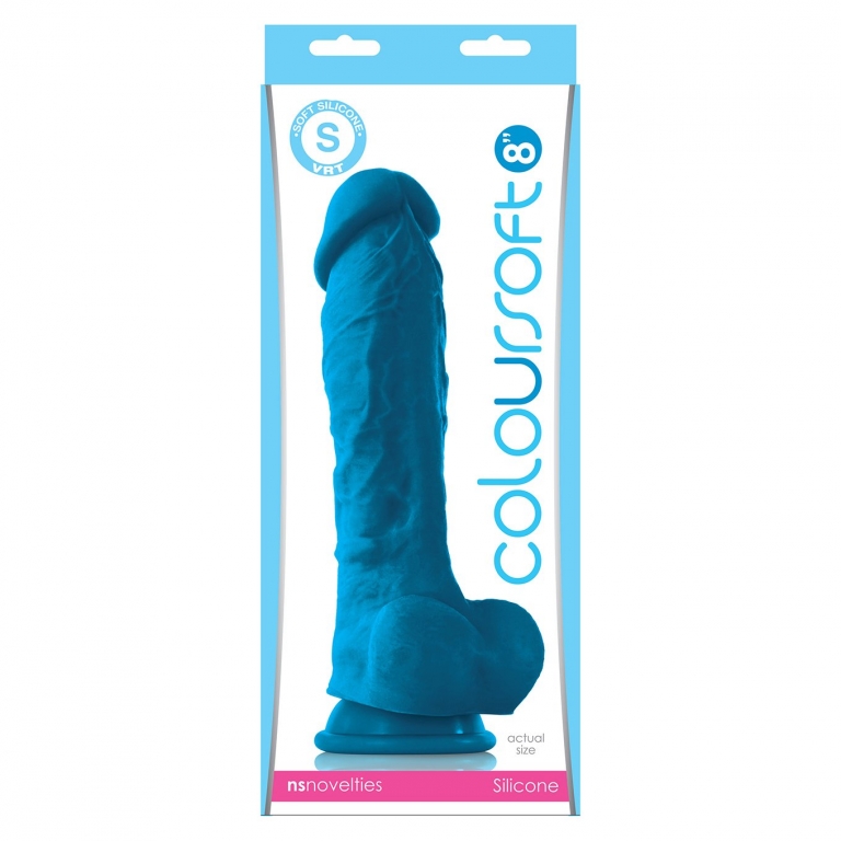 NS Novelties Coloursoft - Soft dildo, 20 cm