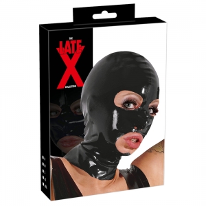 Late X - Latex maska s otvorima za oči i usta