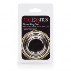 Cal Exotics - Silver Ring Set, 3 kom