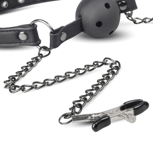 Fetish Collection - Ball Gag & Nipple Clamps
