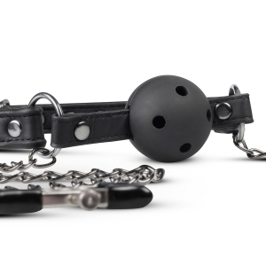 Fetish Collection - Ball Gag & Nipple Clamps