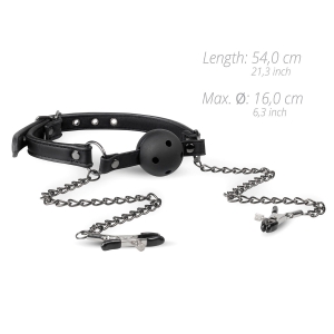 Fetish Collection - Ball Gag & Nipple Clamps