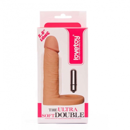 Lovetoy - The Ultra Soft Double Vibrating, 16 cm