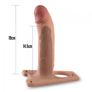 Lovetoy - Rodeo G silikonski strap-on s utorom