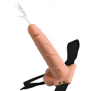 Fetish Fantasy - Squirting Strap-on s utorom, 19 cm