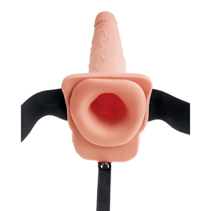 Fetish Fantasy - Squirting Strap-on s utorom, 19 cm