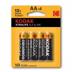Baterija Kodak Xtralife alkalna AA, 4 kom