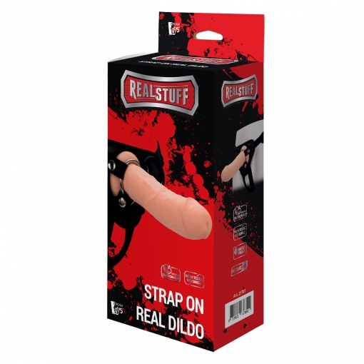RealStuff - Strap on komplet, 21 cm