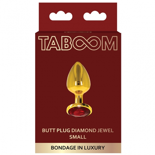 TABOOM – Metalni butt plug Small