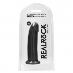 RealRock – Dual Density Thermoreactive Silicone Dong, 22 cm