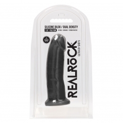 RealRock – Dual Density Thermoreactive Silicone Dong, 19 cm