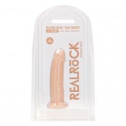 RealRock – Dual Density Thermoreactive Silicone Dong, 15 cm