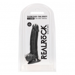 RealRock – Dual Density Thermoreactive Silicone Dildo, 17 cm