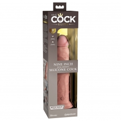 King Cock - Dual Density Silicone dong, 23 cm