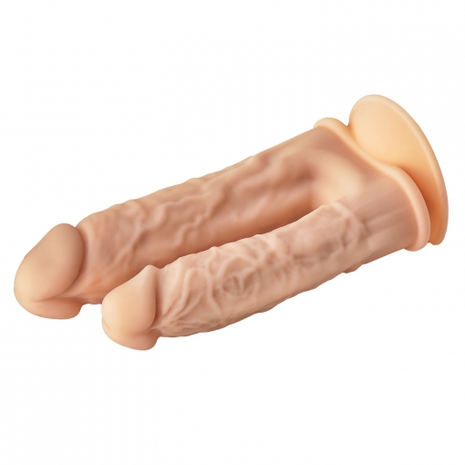 Real Love - Dual Density Thermoreactive Double Penetrator