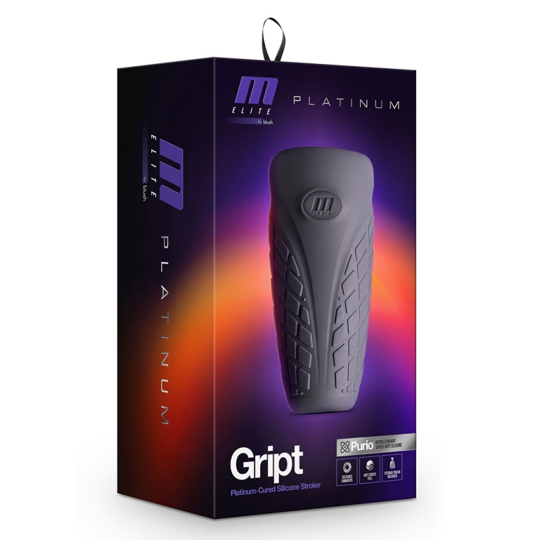 M Elite Platinum - Gript Silicone Stroker