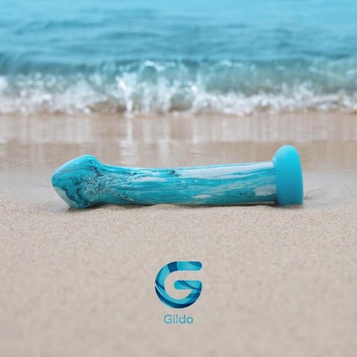 Gildo - Ocean Ripple Glass Dildo