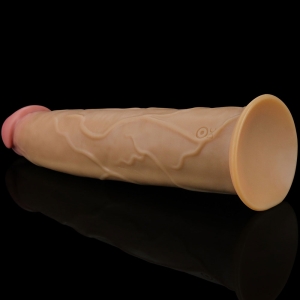 Lovetoy - Dual Layered Silicone Rotator, 23 cm