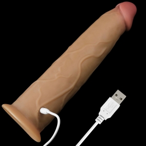 Lovetoy - Dual Layered Silicone Rotator, 23 cm