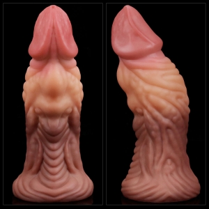 Lovetoy - Dual Layered Silicone Fantasy Dong No. 5