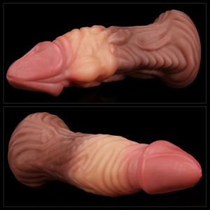 Lovetoy - Dual Layered Silicone Fantasy Dong No. 5