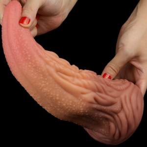 Lovetoy - Dual Layered Silicone Fantasy Dong No. 4