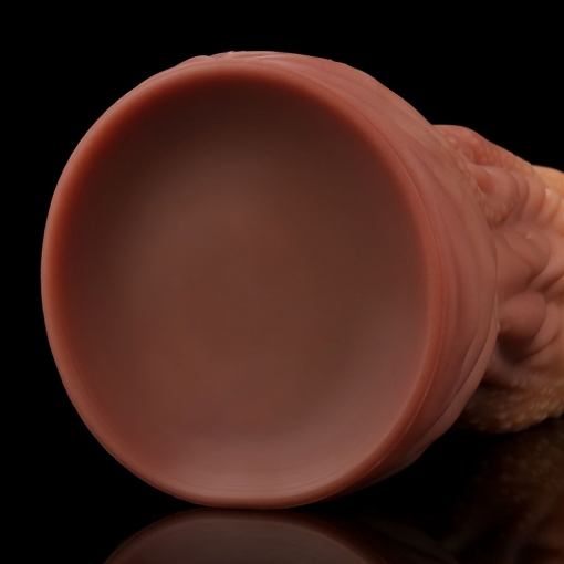 Lovetoy - Dual Layered Silicone Fantasy Dong No. 4