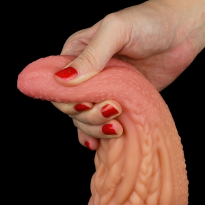 Lovetoy - Dual Layered Silicone Fantasy Dong No. 4