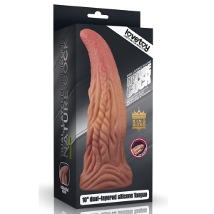 Lovetoy - Dual Layered Silicone Fantasy Dong No. 4