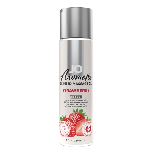 System JO – Aromatix Massage Oil Strawberrry 120 ml