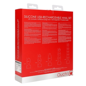 Ouch – Rechargeable Anal Set, 6 kom