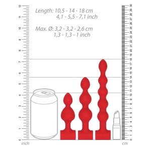 Ouch – Rechargeable Anal Set, 6 kom