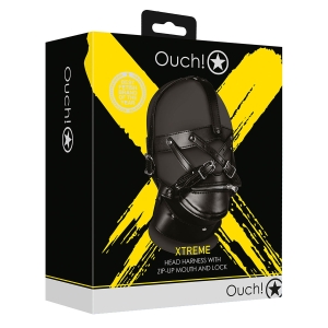 Xtreme – Head Harness, Zip-Up Mouth & Lock