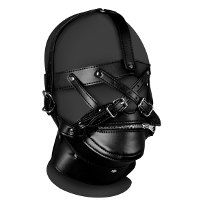 Xtreme – Head Harness, Zip-Up Mouth & Lock