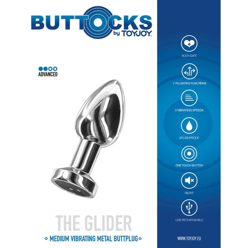 Buttocks – The Glider Vibrating Butt Plug M