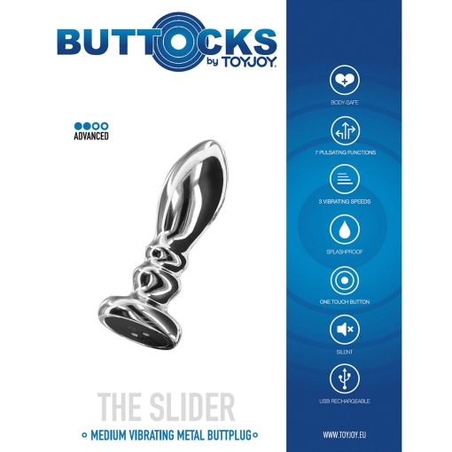 Buttocks – The Slider Vibrating Butt Plug M