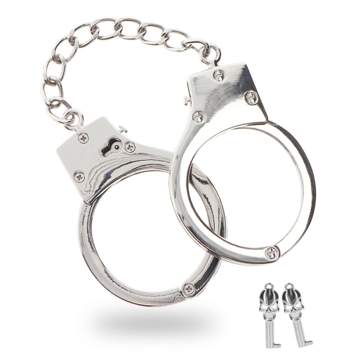 TABOOM – Silver Plated BDSM Handcuffs