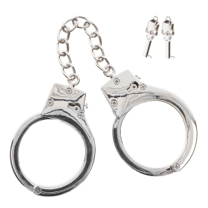 TABOOM – Silver Plated BDSM Handcuffs