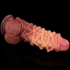 Lovetoy – Dual Layered Silicone Rope Dildo No. 2