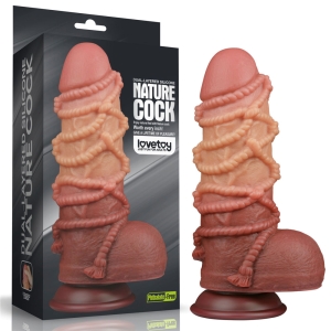 Lovetoy – Dual Layered Silicone Rope Dildo No. 3