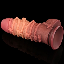 Lovetoy – Dual Layered Silicone Rope Dildo No. 3