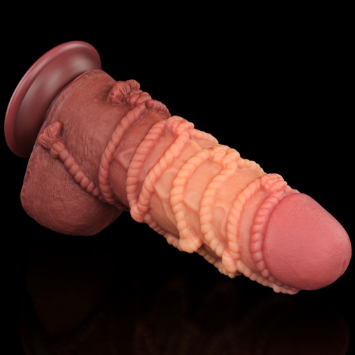 Lovetoy – Dual Layered Silicone Rope Dildo No. 3
