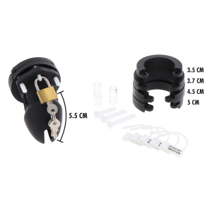 Extreme – Chastity Cock Cage Silicone Short