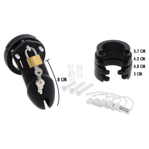 Extreme – Chastity Cock Cage Silicone Long
