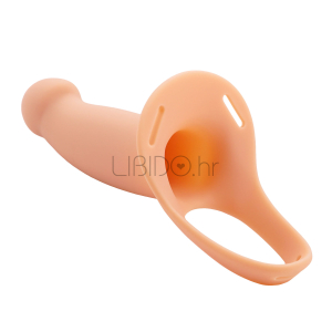 Hollow Straps – Vibrirajući silikonski strap-on s utorom H3