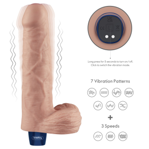 Real Softee – Vibrating Dildo 23 cm